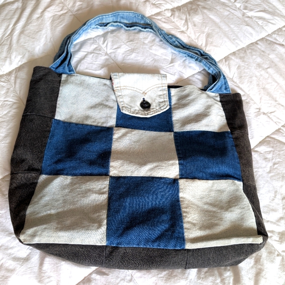 Handmade Patchwork Tote Bag